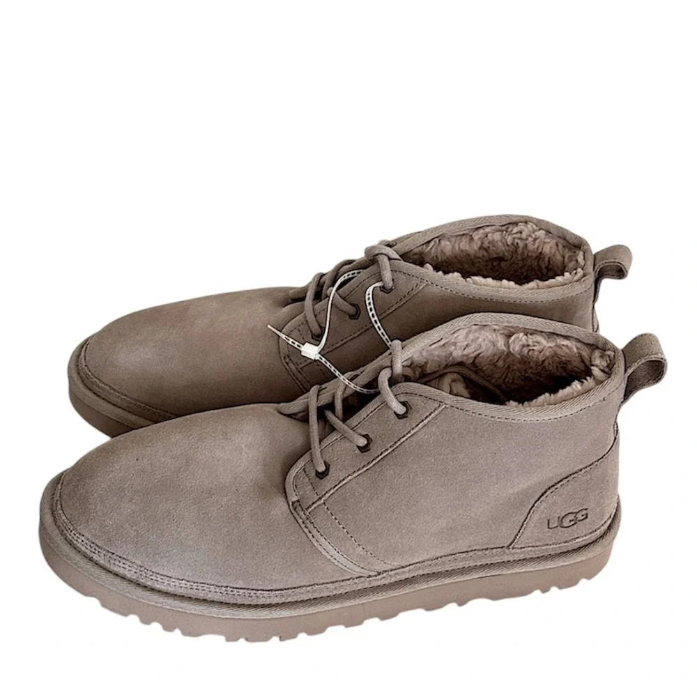 UGG Men’s Neumel Chukka Ankle Boot Suede - Putty Sz 12, NEW NWOT